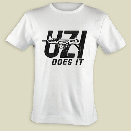 Israel Military Products Original Uzi Does It T shirt
