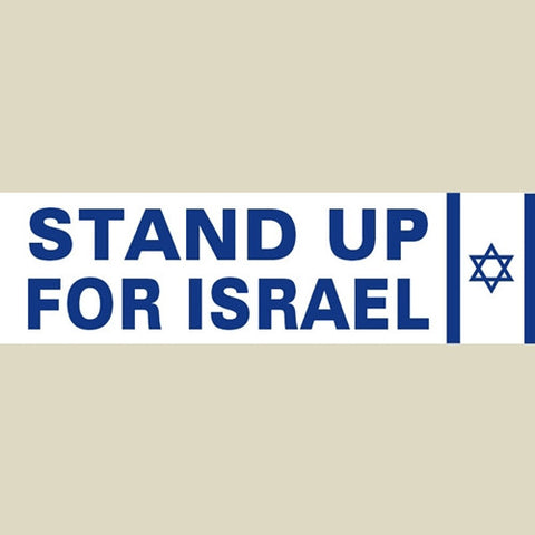 Stand Up For Israel Car Sticker
