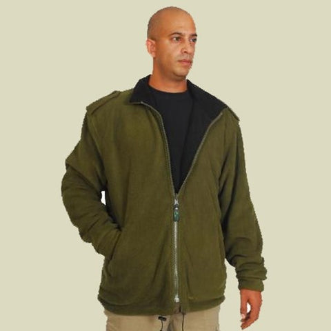 IDF Fleece Jacket -Double sided color-black-green