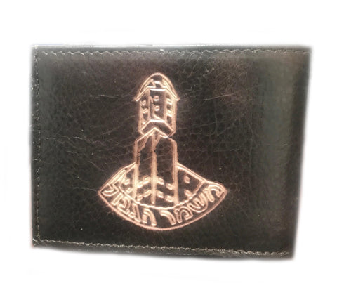 Israel Military Products IDF soldiers Leather Wallet -Border Police Symbol